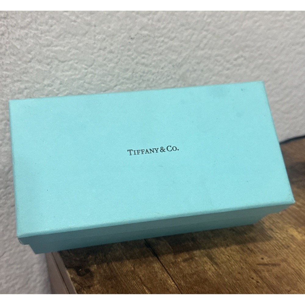 Genuine Tiffany & Co. Blue Teal Empty Gift Box 6.5" x 3.25" x 2.75"